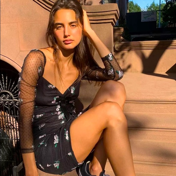 UO Mesh Bodycon Dress - Picture 2 of 4